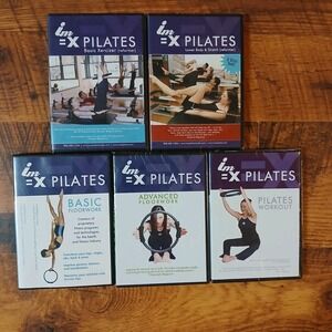 im=x Pilates Basic Xercizer Reformer Advanced/Basic Floorwork Lot Of 5 DVD 4 New